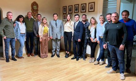 Visita protocolar del Presidente de la Corte al Colegio de Magistrados y Funcionarios