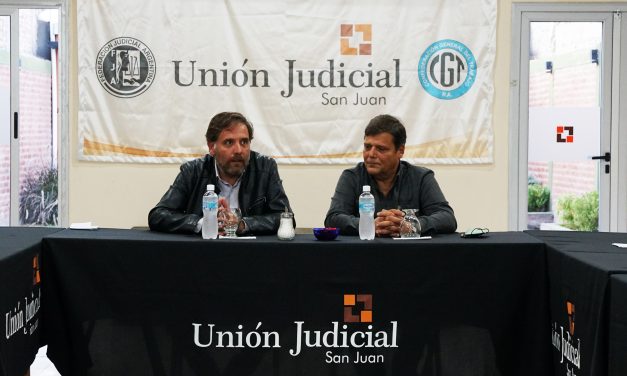 PRIMER VISITA PROTOCOLAR DE UN PRESIDENTE DE LA CORTE A LA UNIÓN JUDICIAL SAN JUAN