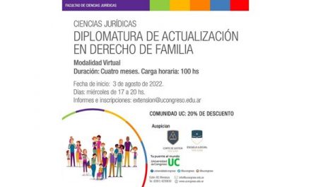 Diplomatura de Actualización en Derecho de Familia