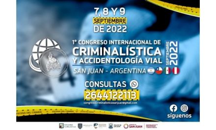 Primer Congreso Internacional de Criminalística y Accidentología Vial