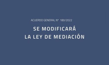 Por Iniciativa Legislativa de la Corte, se modificará la Ley de Mediación