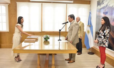 Juramento de la Escribana Adscripta de la Escribanía Mayor de Gobierno