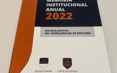 Escuela Judicial: Anuario 2022