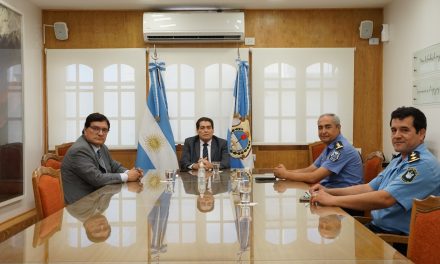 LA CORTE RECIBIÓ AL NUEVO JEFE DE LA UNIDAD POLICIAL DE ASISTENCIA AL PODER JUDICIAL