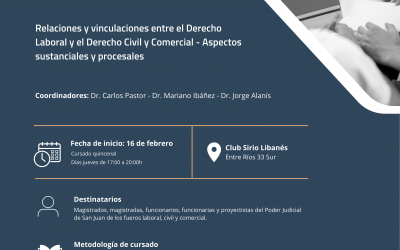 ATENEO DE ESTUDIOS SOBRE RELACIONES Y VINCULACIONES ENTRE EL DERECHO LABORAL Y EL DERECHO CIVIL Y COMERCIAL