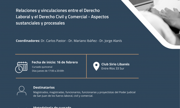 ATENEO DE ESTUDIOS SOBRE RELACIONES Y VINCULACIONES ENTRE EL DERECHO LABORAL Y EL DERECHO CIVIL Y COMERCIAL