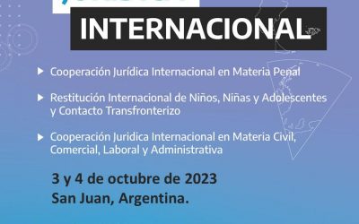 JORNADAS DE CAPACITACIONES ITINERANTES DE COOPERACIÓN JURÍDICA INTERNACIONAL