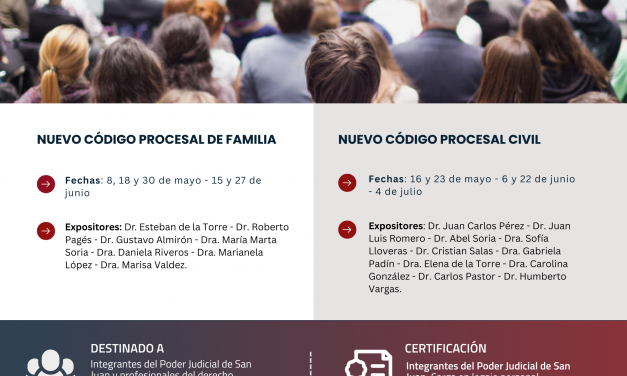 SEMINARIOS SOBRE NUEVOS CÓDIGOS PROCESALES DE SAN JUAN