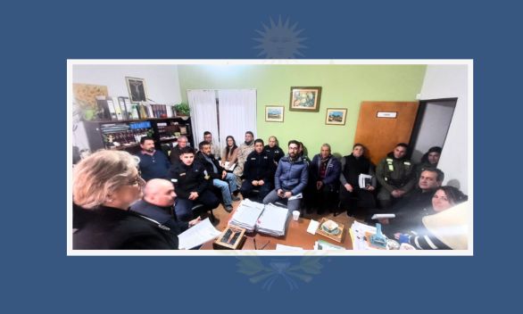 SARMIENTO: REUNIÓN DE TRABAJO CON AUTORIDADES