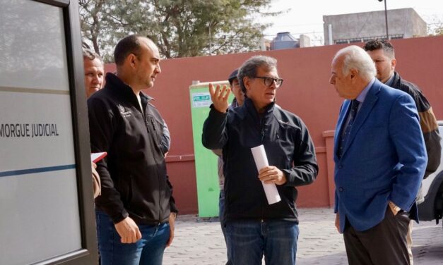 LA CORTE RECORRIÓ LA OBRA DE AMPLIACIÓN Y REFUNCIONALIZACIÓN DE LA MORGUE JUDICIAL