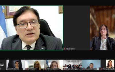 EL DR. OLIVARES YAPUR DISERTÓ EN EL PROGRAMA DE PERFECCIONAMIENTO PARA JUECES Y JUEZAS DE ARGENTINA E IBEROAMÉRICA