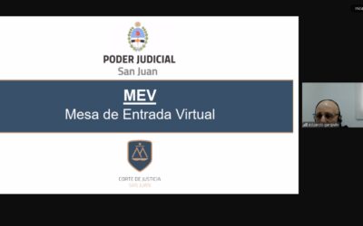 CAPACITACIÓN VIRTUAL SOBRE USO DE MEV EN EL FUERO PENAL DE NIÑEZ Y ADOLESCENCIA