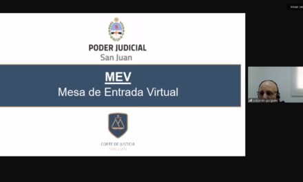 CAPACITACIÓN VIRTUAL SOBRE USO DE MEV EN EL FUERO PENAL DE NIÑEZ Y ADOLESCENCIA