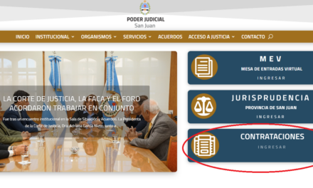CONTRATACIONES PÚBLICAS DEL PODER JUDICIAL DE SAN JUAN