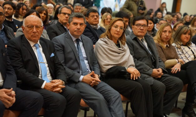 LA CORTE DE JUSTICIA PARTICIPÓ DE LA ASUNCIÓN DE AUTORIDADES DE LA UNIVERSIDAD NACIONAL DE SAN JUAN