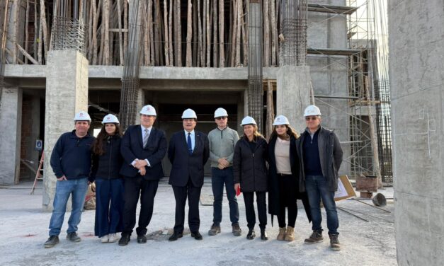 LA OBRA DEL CENTRO JUDICIAL DE JÁCHAL SE ENCUENTRA EN UN 50 % DE AVANCE