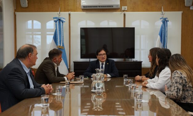 EL PRESIDENTE DE LA CORTE DE JUSTICIA RECIBIÓ A LA UNIÓN JUDICIAL SAN JUAN