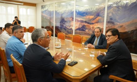 EL PRESIDENTE DE LA CORTE DE JUSTICIA Y EL FISCAL GENERAL RECIBIERON A LA CÚPULA DE SEGURIDAD DEL PODER EJECUTIVO