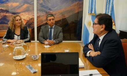 EL PRESIDENTE DE LA CORTE DE JUSTICIA RECIBIÓ A LAS AUTORIDADES DEL DIRECTORIO FORO DE ABOGADOS