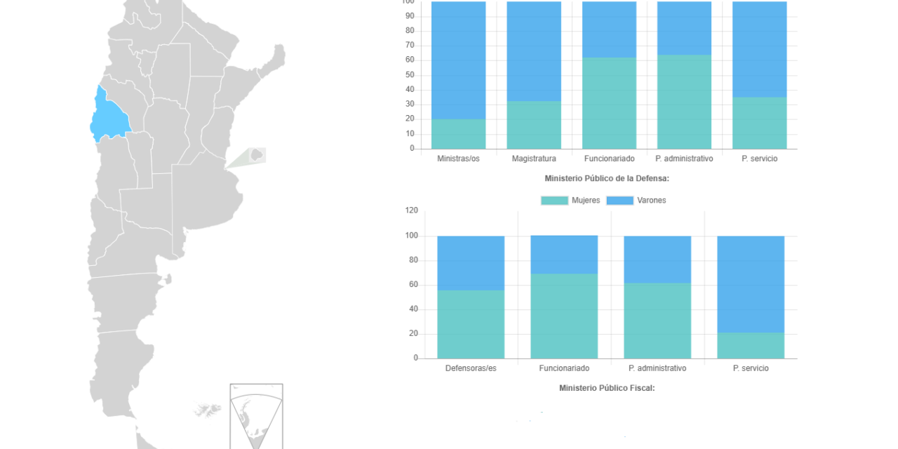 MAPA DE GÉNERO 2025 DEL PODER JUDICIAL DE SAN JUAN Y DE LA NACIÓN
