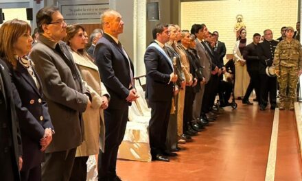 EL PRESIDENTE DE LA CORTE DE JUSTICIA PARTICIPÓ DEL TEDEUM POR EL DÍA DE LA PATRIA