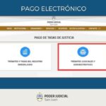 TASAS JUDICIALES Y ADMINISTRATIVAS: AHORA, EN FORMA ELECTRÓNICA