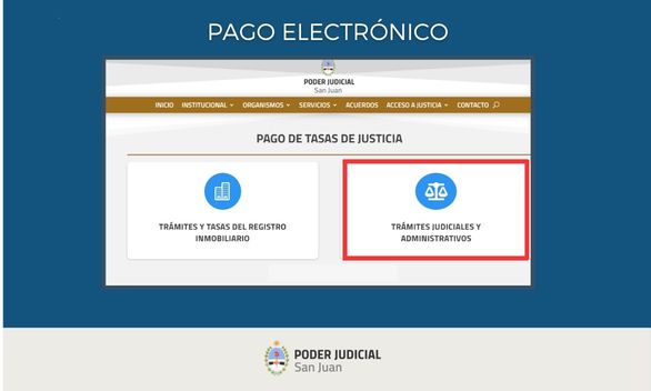 TASAS JUDICIALES Y ADMINISTRATIVAS: AHORA, EN FORMA ELECTRÓNICA