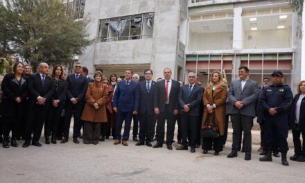 VISITA INSTITUCIONAL DE AVANCE DE OBRA AL CENTRO JUDICIAL JÁCHAL