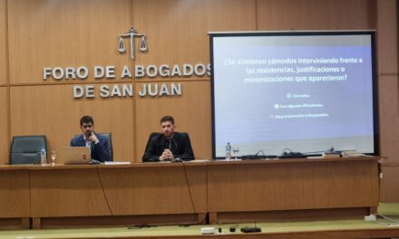 JORNADA SOBRE “CASUÍSTICA EN VIOLENCIA DESDE UNA PERSPECTIVA RESTAURATIVA”