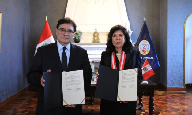 LA CORTE DE JUSTICIA DE SAN JUAN CELEBRÓ UN ACUERDO CON EL PODER JUDICIAL DE LA REPÚBLICA DEL PERÚ
